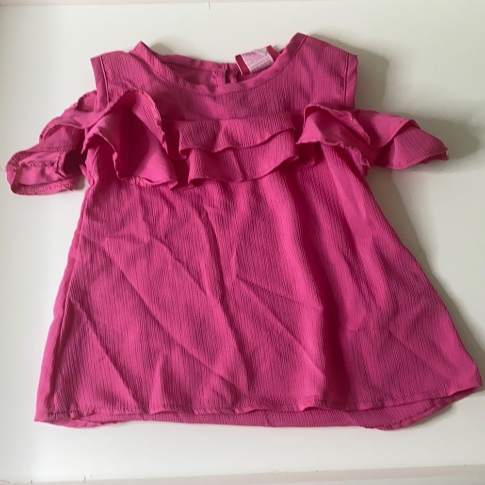 Bundle To Save Girls 5/6 Pink Ruffle Blouse